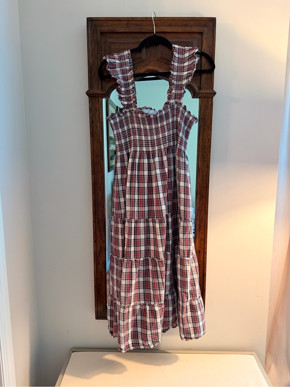 Hill House Plaid Smocked Sundress in Plaid